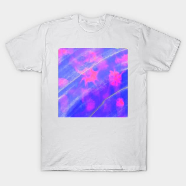 Pink purple watercolor abstract art T-Shirt by Artistic_st